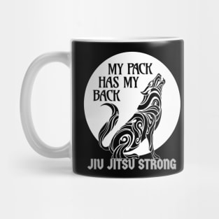 My pack has my back - Jiu jitsu strong Mug